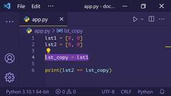 The Ultimate Guide to Python Programming With Python 3.10 - is Operator Instructional Video