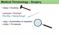 Medical Terminology - The Basics, Lesson 1.3 - Surgery Instructional Video