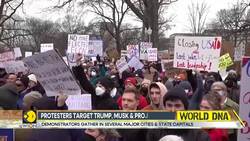 Protesters across US rally against Trump’s policies, Project 2025, and Elon Musk News Clip