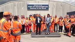 Labour Party leader Sir Keir Starmer takes part in a Q&A with workers in Southampton - high res News Clip