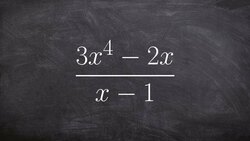 Learning how to apply synthetic division with multiple missing terms Instructional Video