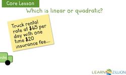 Understanding Linear and Quadratic Expressions Instructional Video