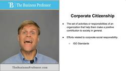 Corporate Citizenship Instructional Video