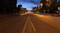 Look at Paris on eve of lockdown and before easing Instructional Video