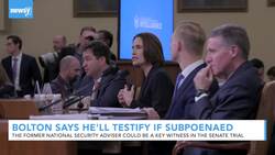 John Bolton Says He Will Testify Before The Senate If He's Subpoenaed News Clip