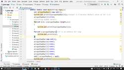 Java for Beginners with Hands-On Program and Capstone Project - Hands-on with Array Examples Instructional Video