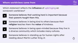 Worldviews and religious education Instructional Video