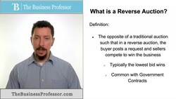 Reverse Auction Instructional Video