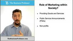 Role of Marketing in Society Instructional Video