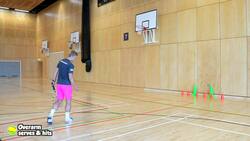 Striking - (Tennis) Overarm serves & hits Instructional Video