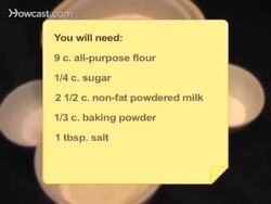 How to Make Your Own Pancake and Baking Mix Instructional Video