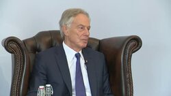 UK: Tony Blair: West needs to figure out how to deal with 'radical Islam' without US News Clip