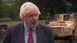 Interview with Boris Johnson as he visits New Normandy Barracks in Aldershot News Clip