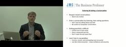 Entering & Exiting Conversations - Business Etiquette Instructional Video