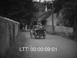Drive In Surrey Countryside 1928 Stock Footage