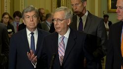 Senator McConnell says Kavanaugh accuser Ford given an opportunity at planned hearing Stock Footage