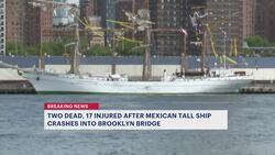 Turbulent waters may have contributed to Mexican tall ship’s crash into Brooklyn Bridge News Clip