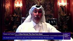 Former Qatar Prime Minister Al Thani on Global Affairs News Clip