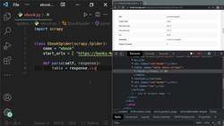Web Scraping Tutorial with Scrapy and Python for Beginners - Selecting Tables Data Instructional Video