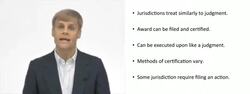 Enforce Arbitrator's Award Instructional Video