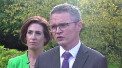 Fine Gael Parliamentary ministers speak to media during a think-in in Co. Westmeath News Clip