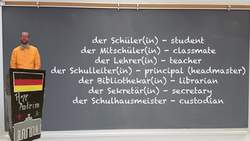 Wie man über Schule auf Deutsch redet - Deutschlernen Tipps #45 (Deutsch) - Deutsch lernen Instructional Video