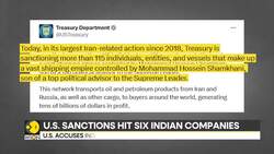 US sanctions six Indian companies accusing over purchasing Iranian oil News Clip