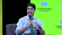 Trudeau on Trump tweets, technological revolution at GovTech summit Instructional Video