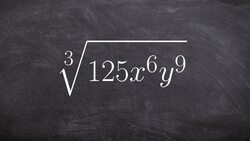 Learn how to simplify a radical expression of 3rd root using product rule Instructional Video
