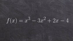 How to apply the remainder theorem by evaluating and synthetic division Instructional Video