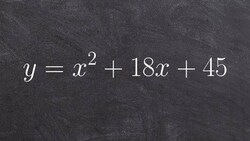 Solving a quadratic mentally by factoring Instructional Video