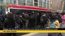 TTC riders endure chaotic commute after part of Line 2 suspended News Clip