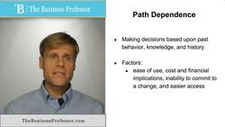 Path Dependence Instructional Video