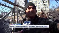 Brooklyn Bridge vendors fighting to sell souvenirs News Clip