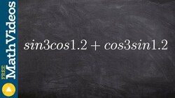 How to determine the function and angle when given an expression Instructional Video