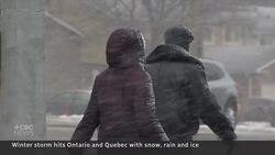 Winter storms blanket east and west with snow News Clip