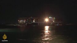 Tugs, dredgers continue work to refloat ship blocking Suez Canal News Clip