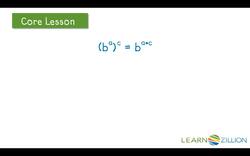 Raising Exponential Expressions to a Power Instructional Video