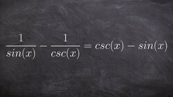 Verifying a trigonometric Identities Instructional Video