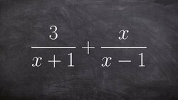 Combining rational expression with unlike denominators Instructional Video