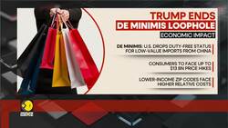 Trump ends de minimis loophole: US consumers brace for rising costs News Clip