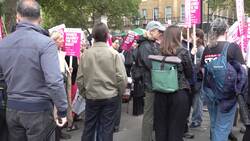 Anti-Racism activists and anti-migration protesters demonstrate in central London News Clip