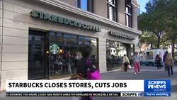 Starbucks closing stores, cutting jobs News Clip