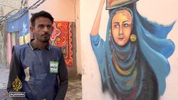 Iraqi artists transform old neighbourhood into open-air art gallery News Clip