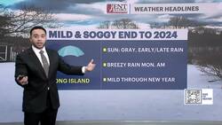 STORM WATCH: More rain, mild temperatures Sunday on Long Island News Clip