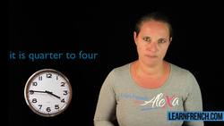 Telling the Time in French Part 2 Instructional Video