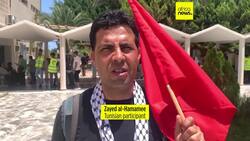 Convoy of at least 1,500 activists heads to Gaza to challenge Israel's blockade News Clip