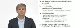 Mistake in Forming Contract Instructional Video
