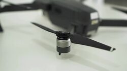 technology electric motor drone propeller Stock Footage