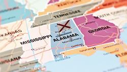 Alabama from USA States Stock Footage